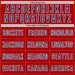 Jersey Red Geometric Soccer Shape Custom Uniform Sports Sublimation Navy-White Jersey Red Geometric Soccer Shape Custom Uniform Sports Sublimation Navy-White