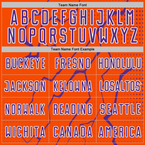 Sports Custom Sublimation Soccer Uniform Lightning Jersey Orange Purple-White