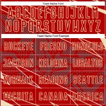 Cream Jersey Soccer Sports Red Sublimation Uniform Lines Custom Cream Jersey Soccer Sports Red Sublimation Uniform Lines Custom