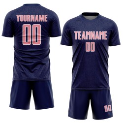 Sports Pink-White Geometric Soccer Sublimation Jersey Custom Medium Uniform Navy Shape Sports Pink-White Geometric Soccer Sublimation Jersey Custom Medium Uniform Navy Shape