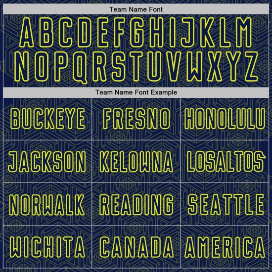 Uniform Shape Neon Geometric Sublimation Custom Sports Soccer Yellow Jersey Navy Uniform Shape Neon Geometric Sublimation Custom Sports Soccer Yellow Jersey Navy