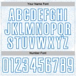 Soccer Jersey Shape Sublimation White Custom Sports Blue Geometric Uniform Powder Soccer Jersey Shape Sublimation White Custom Sports Blue Geometric Uniform Powder