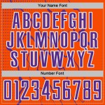 Sports Custom Sublimation Soccer Uniform Lightning Jersey Orange Purple-White