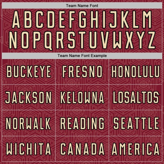 Shape Sublimation Geometric Custom Soccer Sports Uniform Cream-Black Jersey Crimson Shape Sublimation Geometric Custom Soccer Sports Uniform Cream-Black Jersey Crimson