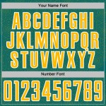 Jersey Teal Shape Custom Gold-White Geometric Soccer Sublimation Sports Uniform Jersey Teal Shape Custom Gold-White Geometric Soccer Sublimation Sports Uniform